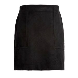 Vegan Suede Mini Skirt